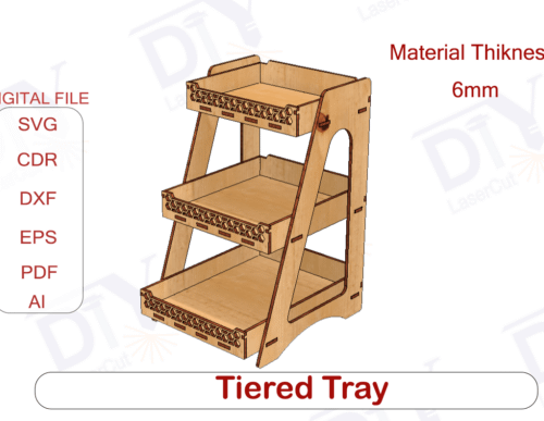 Estanteria Con Tres Niveles Creativo Digital